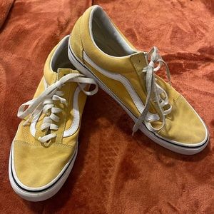 Yellow Vans Old School US Sz 9.5